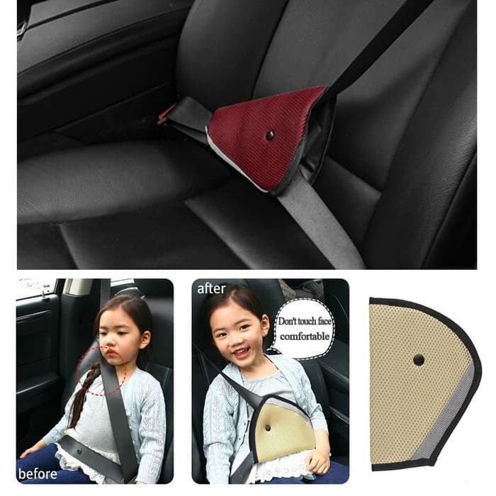 Safety Belt Mobil untuk Anak Lembut / Penahan Sabuk Mobil Anak BUSA