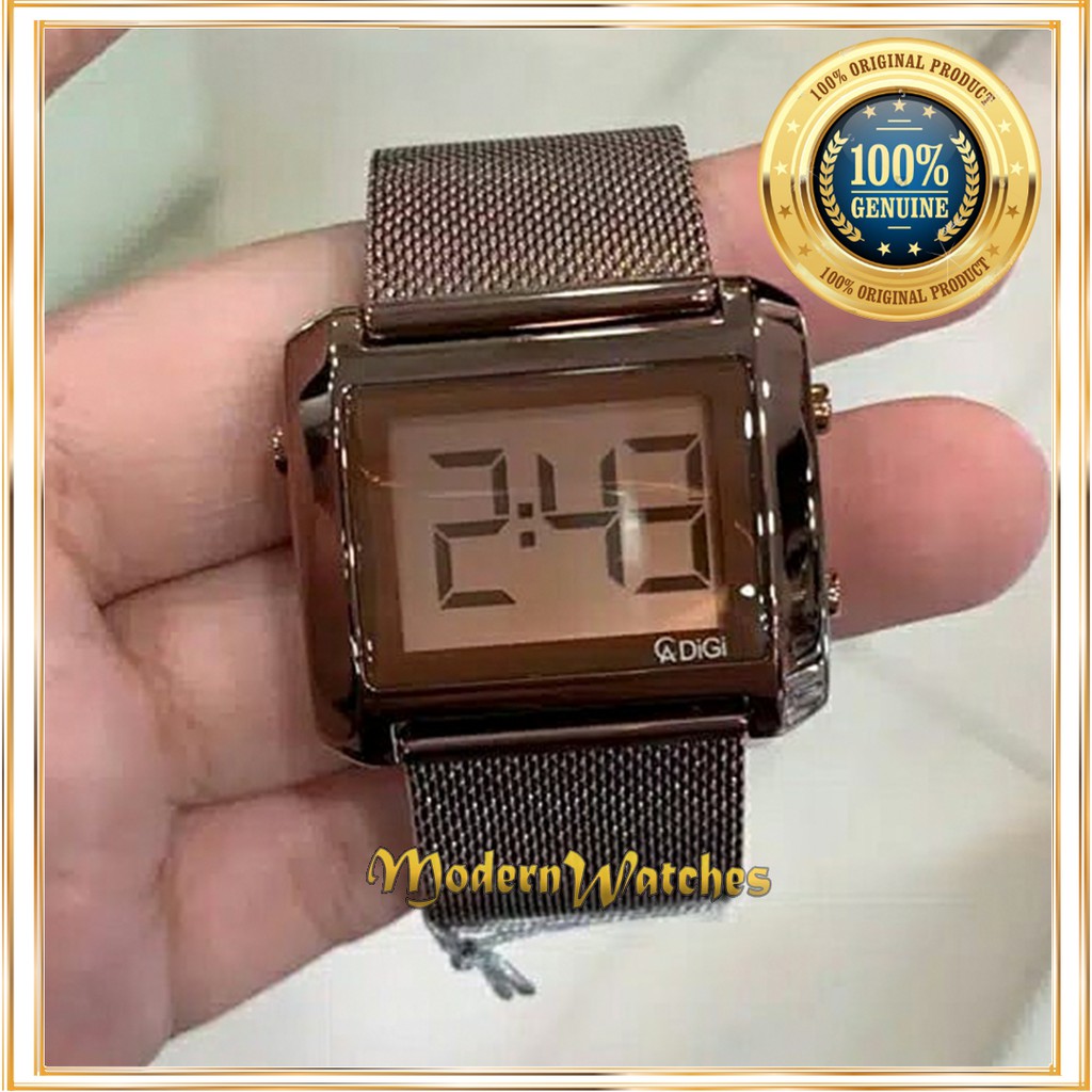 Jam Tangan Ori Alexandre Christie Wanita AC 9230 Brown Coklat Terbaru Terlaris Alexander Pria Digita