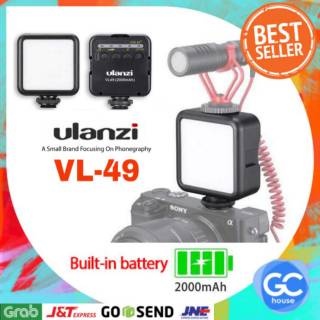 LED Ulanzi VL-49 Built in Battery Lampu VLOG VL49 Video Lighting Smartphone Kamera DSLR Mirrorless