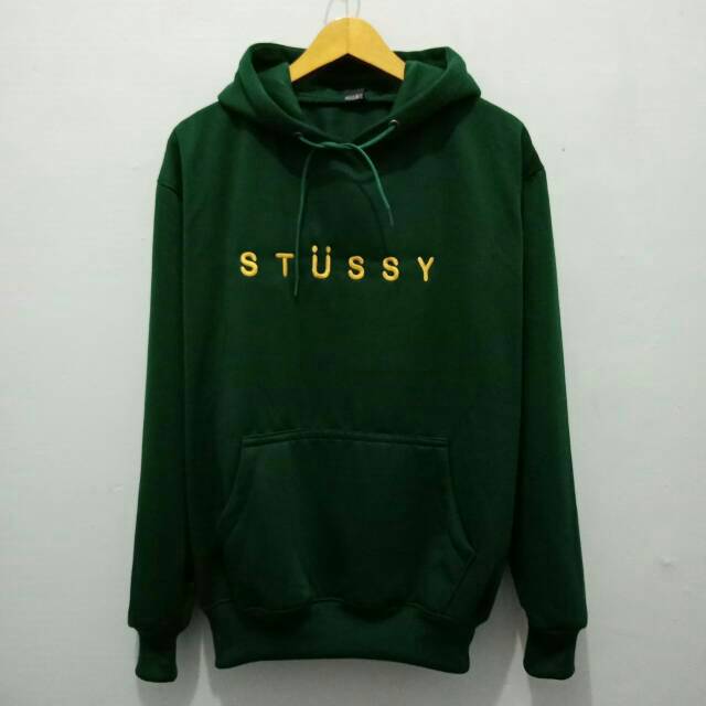 JAKET HOODIE JUMPER STUSSY GREEN Shopee Indonesia