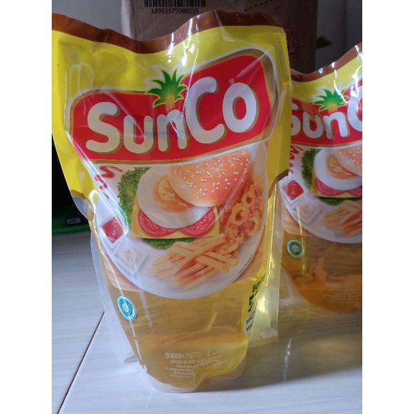 

Minyak goreng Sunco kemasan 2 liter