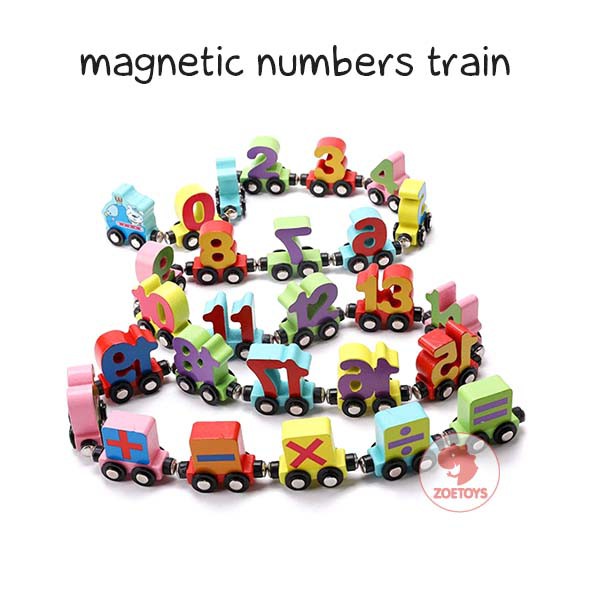 Zoetoys Magnetic Alphabet Numbers Letter Train | Mainan Kereta Huruf Angka | Mainan Edukasi Anak | Cari Kado | Cari Kado Natal