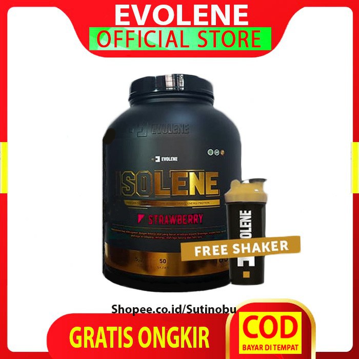 Jual Evolene Isolene Rasa Strawberry 1650 Gram 50 Sachet | Shopee Indonesia