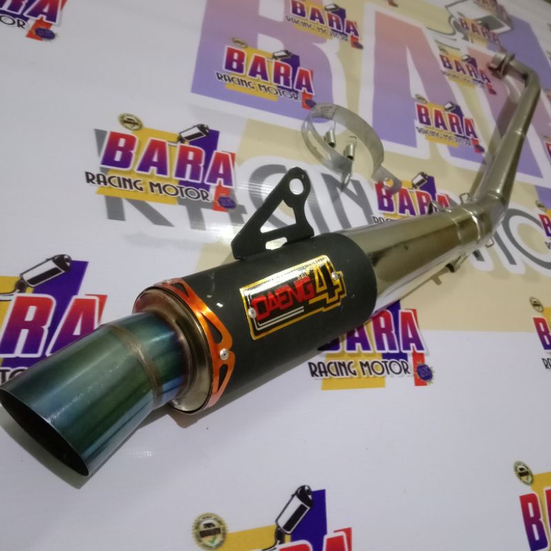Knalpot DAENG 4 Jupiter vega supra kharisma shogun smash blade revo win grand legenda