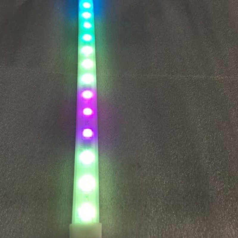 lampu led strip fleksibel 30CM RGB running 5050-18LED 12VOLT