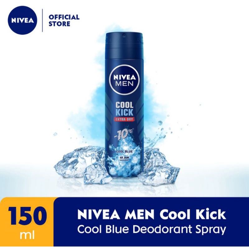 nivea deodorant spray 150ml cool kick