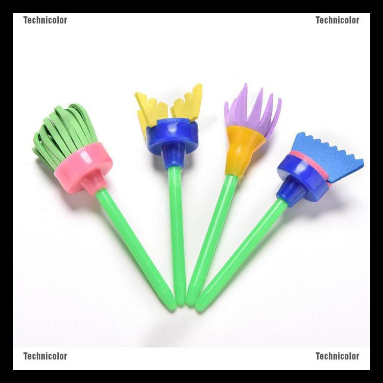 

Termurah 4 Buah Kuas Spons Cap Bentuk Bunga Untuk Anak Melukis