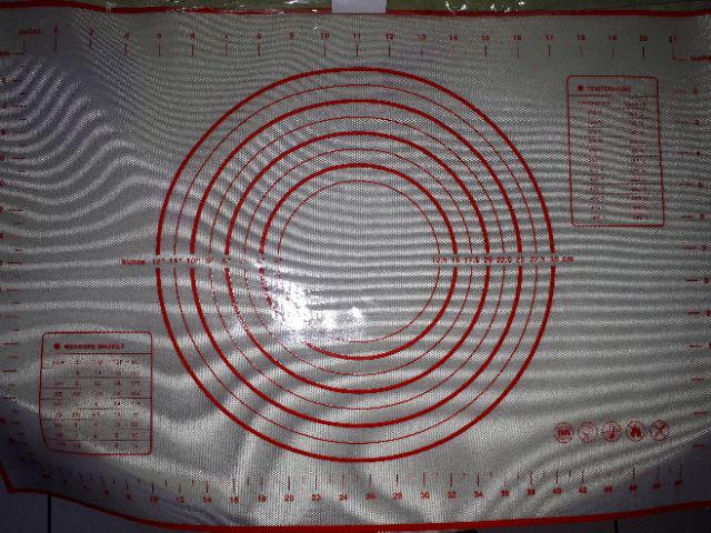 Silicone Mat Alas Adonan Pizza Martabak 40 X 60 Cm