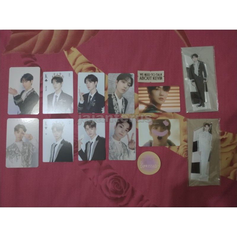 MD RTK THEBOYZ Kevin Set Changmin Q Playing card Tincase Sticker Ar Acrylic Stand Pc Photocard