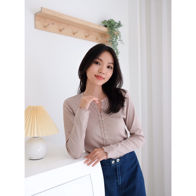 Kadaka O-0152 Outer Crop Cardigan Korea Banyak Kancing