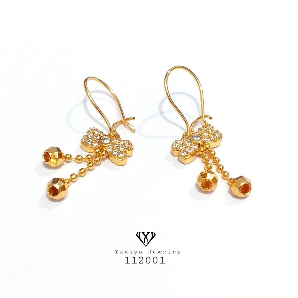 

Anting Permata Pita Lapis Emas Perhiasan Imitasi Gold YAXIYA Jewelry 346