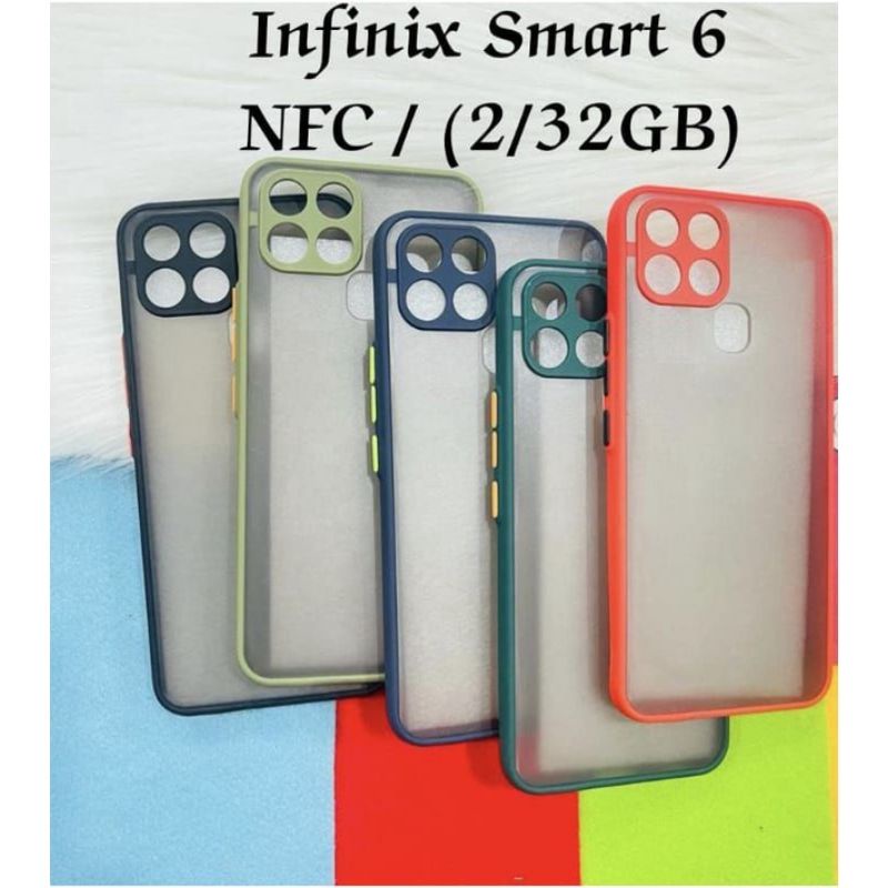 Slikon/case terbaru tipe Hp infinix smart 5/smart 6/smart 6 nfc My Choise Case Dove Banper Aero Fuze Macaron