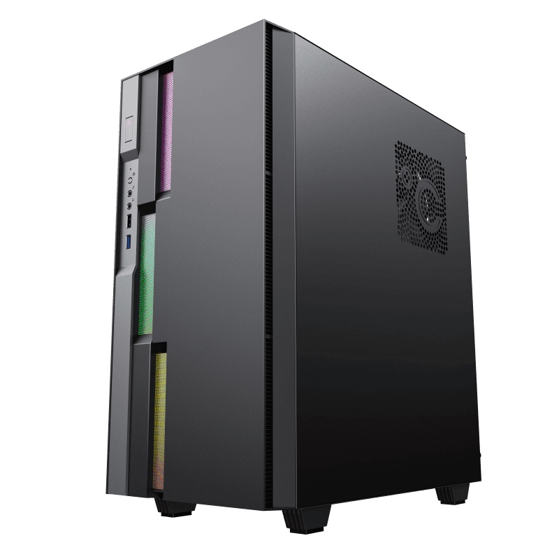 CASE PC GAMEMAX BRUFEN C3 BLACK TEMPERED GLASS ARGB COC ATX