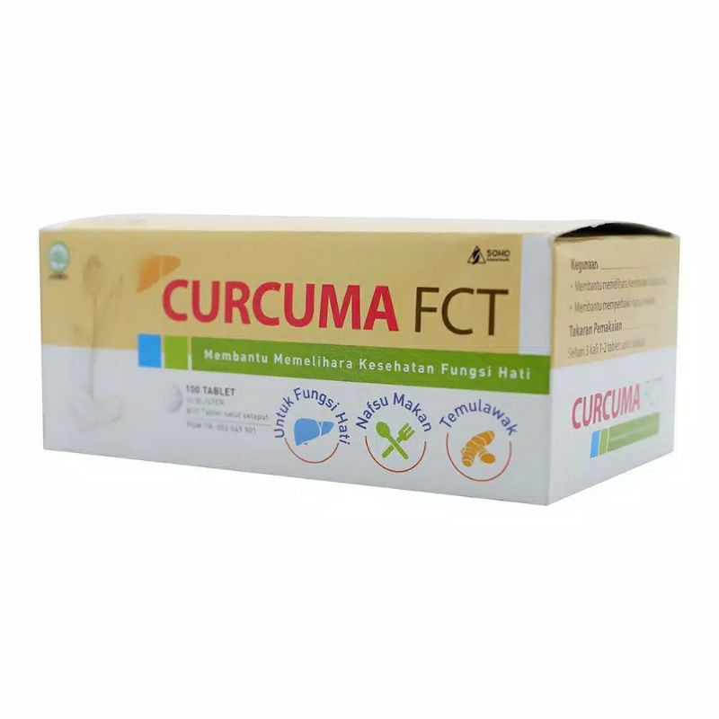 CURCUMA FCT 1 Strip isi 12 tablet