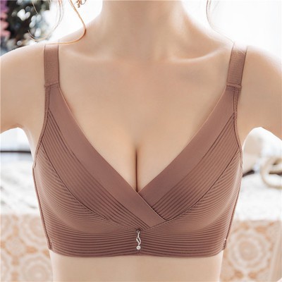 Dream Bra Wanita Sexy BH Kasual Tanpa Kawat Bralette Elastis