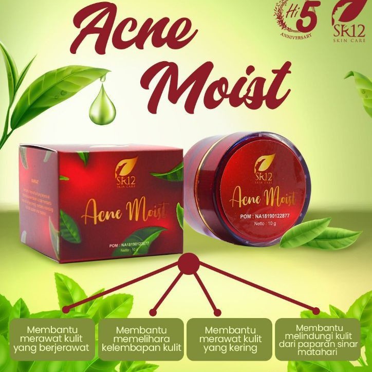 

Terbukti atasi jerawat Ampuh/Acne mois sr12/Aman/Herball/BPOM