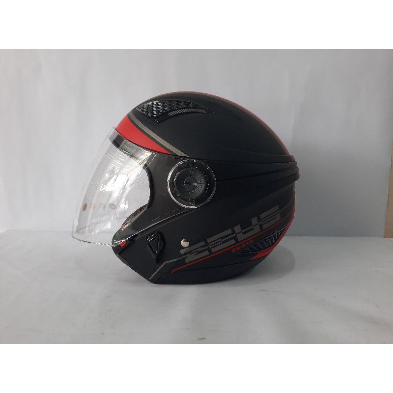 HELM ZEUS ZS - 610 MOTIF MATT BLACK / 0017 RED