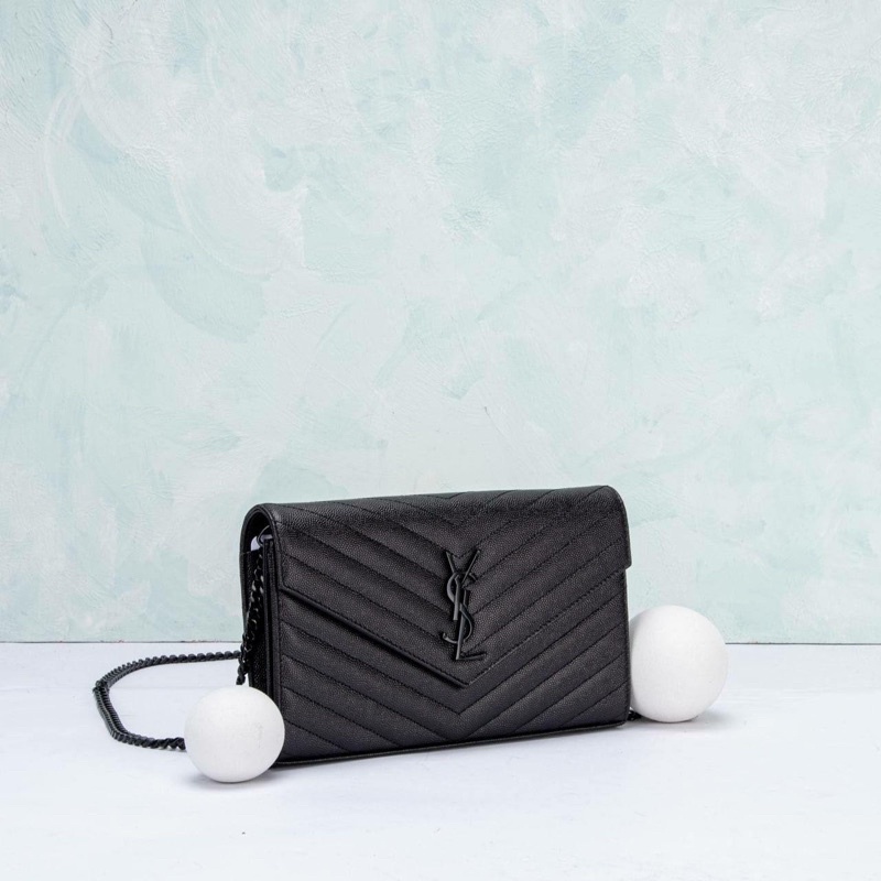 Tas wanita woc 22cm all black rhw