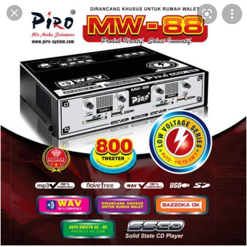 AMPLI MW 88 PIRO