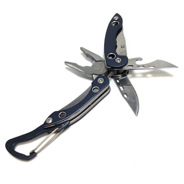 Traveler MT821 Tang Mini Multitool Lipat Multifungsi 4 in 1 - Navy
