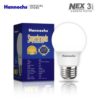 Jual Lampu Led 3 Watt Hannochs,warna Putih,bohlam Lampu Terang LED ...