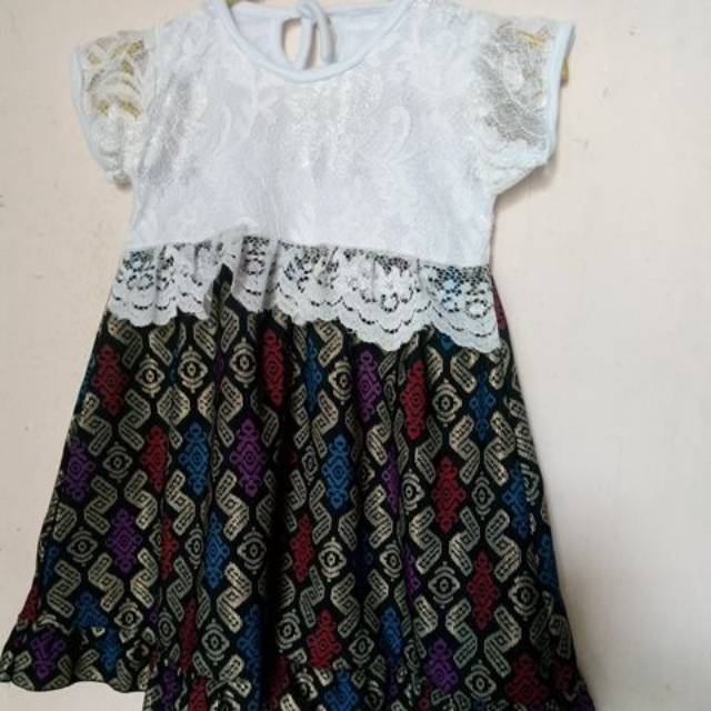 Baju Anak2 0-2 Tahun Brokat katun cantik