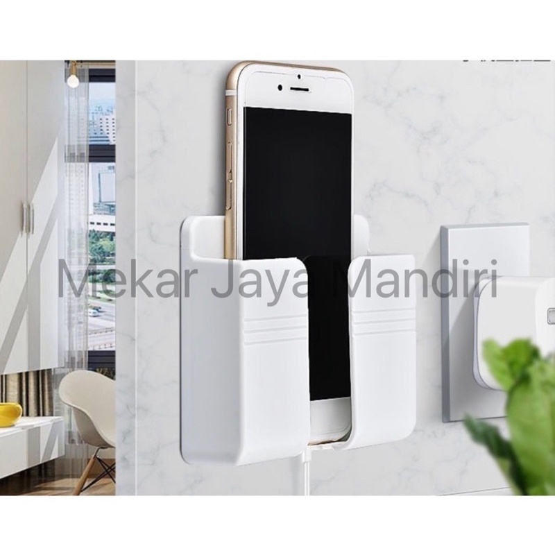 RAK GANTUNG HP CHARGER REMOTE TV AC TEMPEL TEMBOK HOLDER PHONE CAS TEMPEL DINDING HOOK HANDPHONE