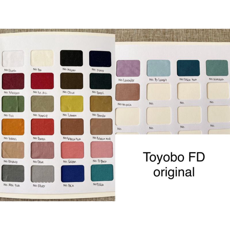 Kain katun / katun toyobo / kain toyobo /kain katun toyobo