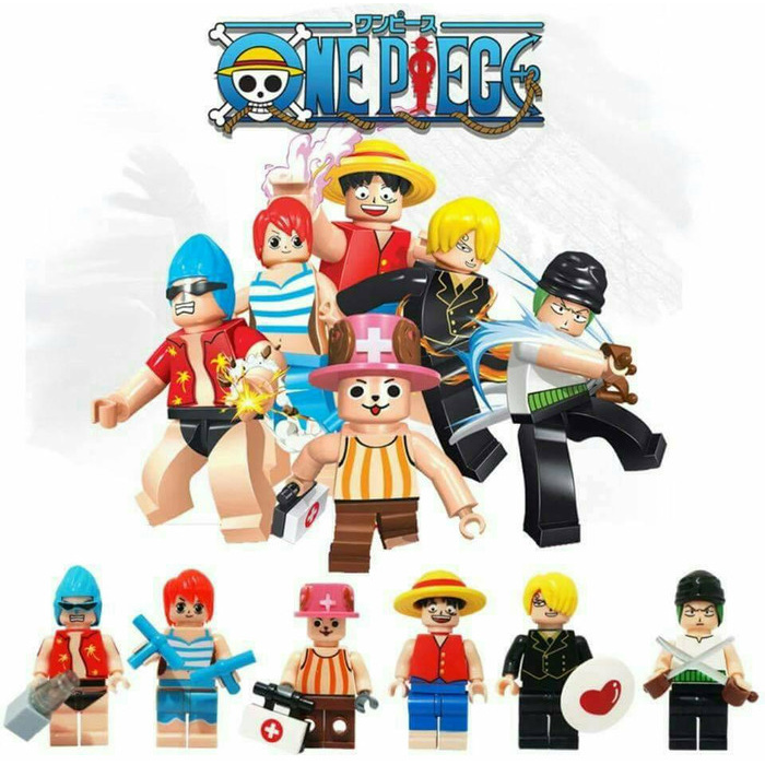 PROMO EKSKLUSIF Minifigure One Piece 6 Macam DISKON