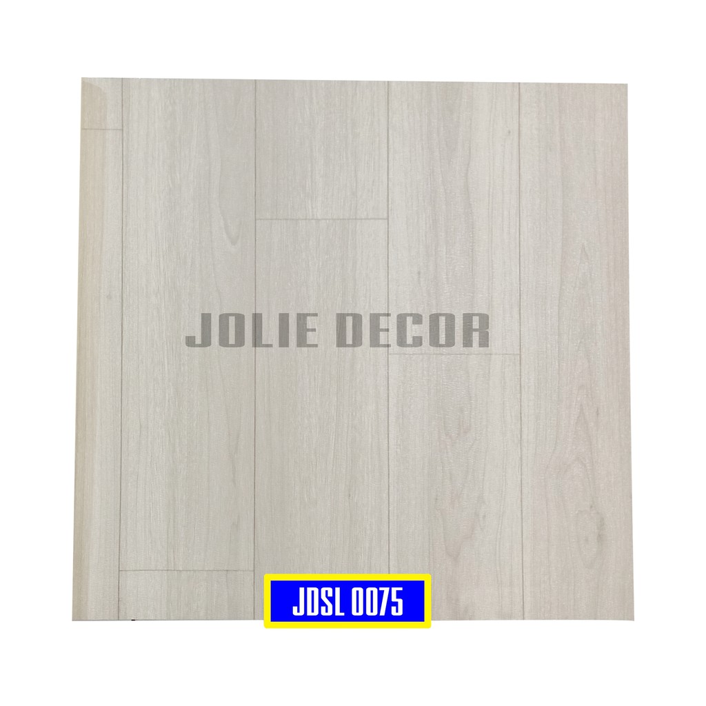 Wallpaper Dinding Vinyl Motif Kayu Palet Halus Soft Grey