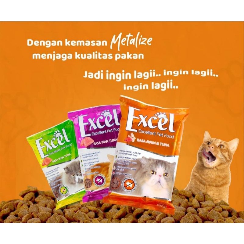 Excell Makanan kucing 500gr