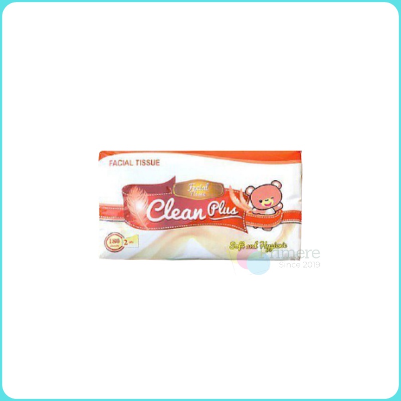 Tissue Nice 180 Sheet 2ply / Tisu Wajah Facial Tissue Clean Plus-Clean Tisue