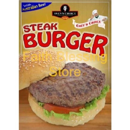 Daging Burger Beef Patty Steak Burger Sven S Choice Shopee Indonesia