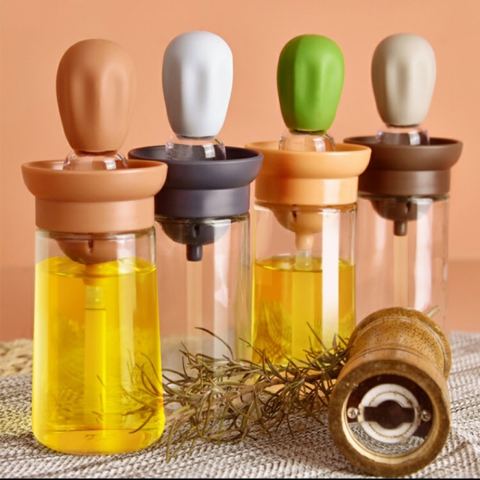 

Botol Minyak Dapur dengan Kuas Masak Silikon Kitchen Oil Bottle - RANDOM
