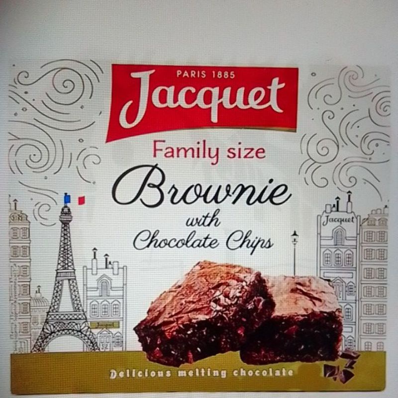 

jacquet brownie with chocolate chips family size