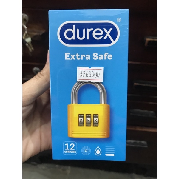 KONDOM DUREX EXTRA SAFE 12 PCS
