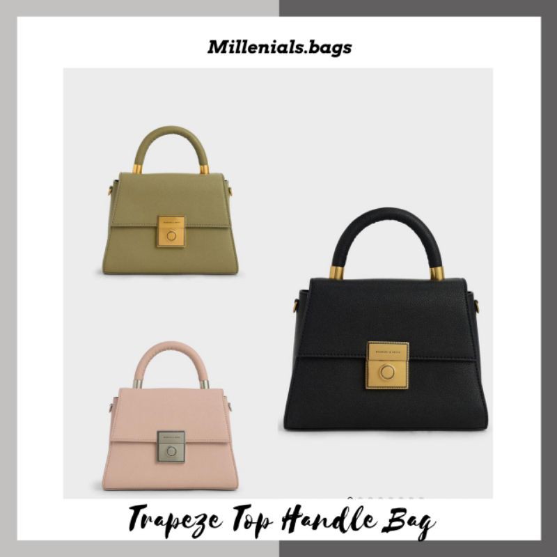 Cnk trapeze top handle bag