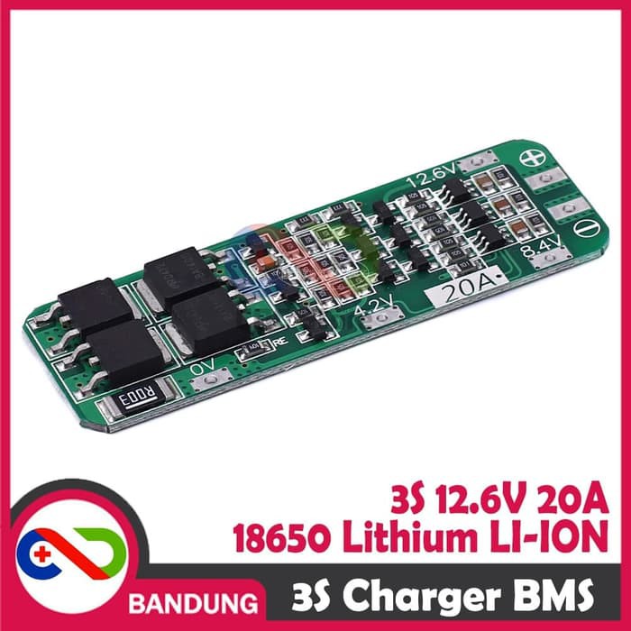 BMS 3S CHARGER CHARGING 18650 LITHIUM LI-ION BATTERY 12.6V PROTECTION