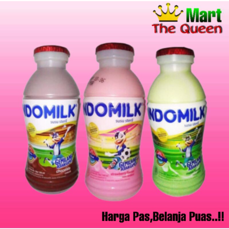 

INDOMILK susu steril 190 ml coklat/strawberry/Vanilla/Melon