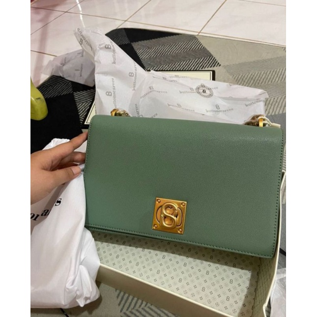 nada bag buttonscarves vert pl, preloved