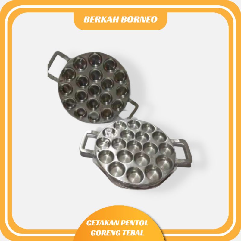 Cetakan Pentol Goreng / Loyang Pentol Goreng Isi 19 SUPER TEBAL