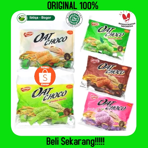 

Naraya Oat Choco Netto 400 gr (Isi 40 pcs x @10gr) Dijamin Original 100%
