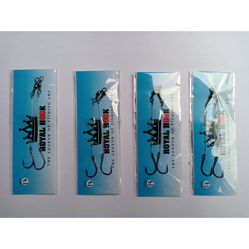 SET Mata Kail Pancing Royal Hook Isi 2 Pcs TERBAIK