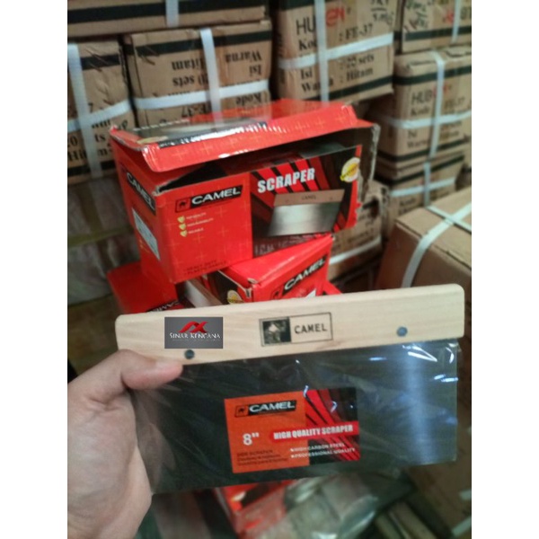 sekrap gipsum 8inch/sekrap gypsum 8" camel