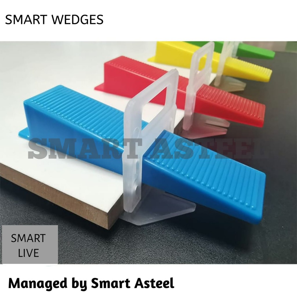 ASTEEL Wedges alat perata pasang keramik tipe pasak tile spacer leveling system hemat berkualitas