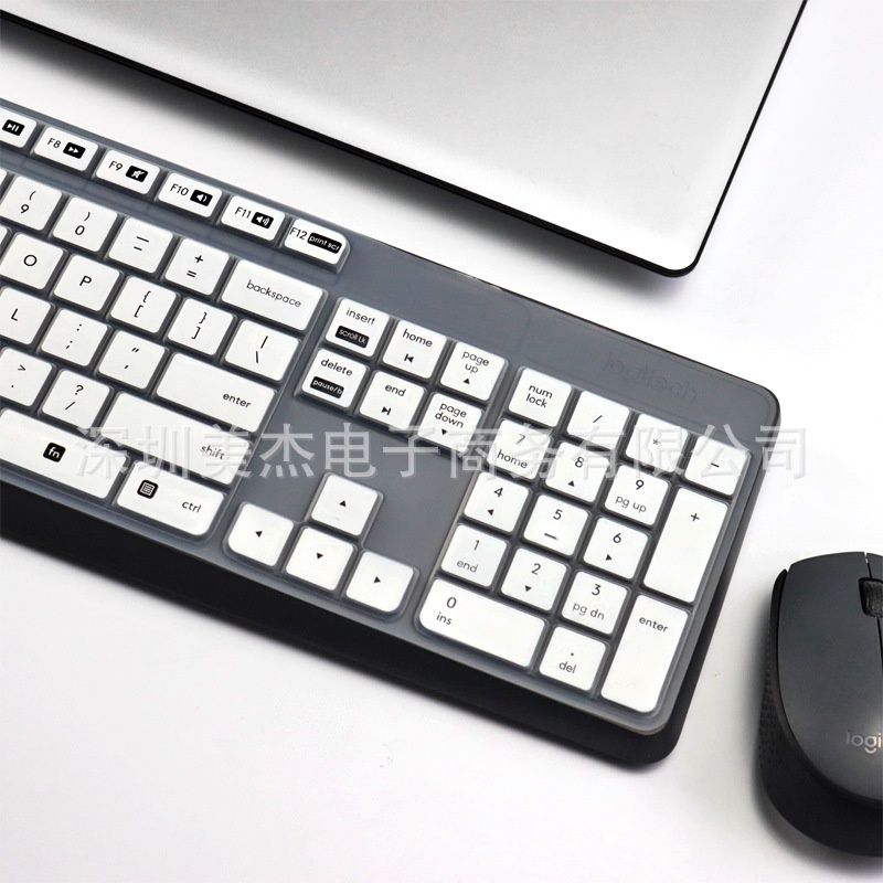 Cover Pelindung Keyboard Wireless Logitech MK235 MK315 Bahan Silikon Anti Debu