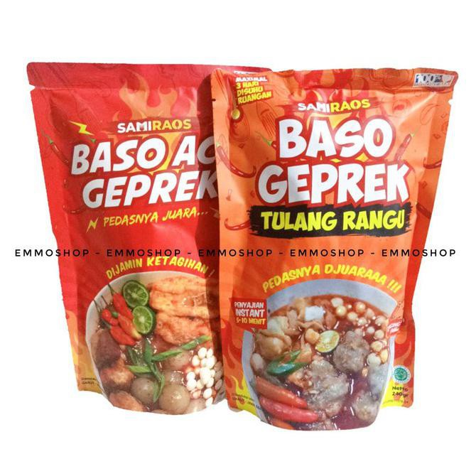 

Best Seller Baso Aci Geprek Sami Raos Baso Aci Tulang Rangu