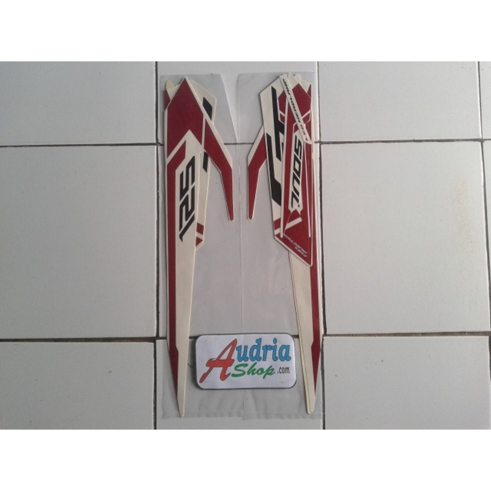 Variasi Stiker Mio Soul GT 125 2015 Putih-Merah