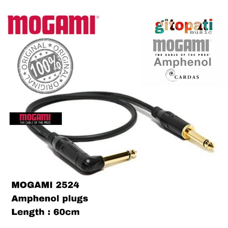 Mogami 2524 Gold Instrument Cable (per Meter