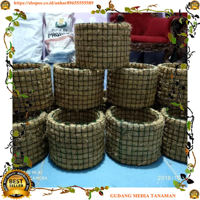 MEDIA Pot Anggrek Sabut kelapa pot gantung pot sabut kelapa aD MEDIA